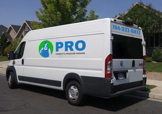 charlotte pressure washing van